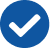 blue check
