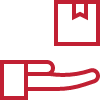 ic box hand red