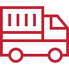 ic truck lines red