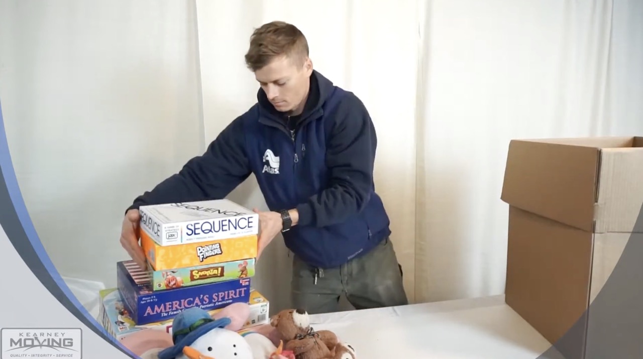 how to pack a large box